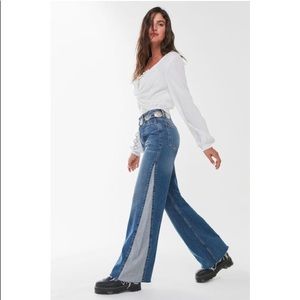 UO Roxi Spliced High-Rise Flare Jean